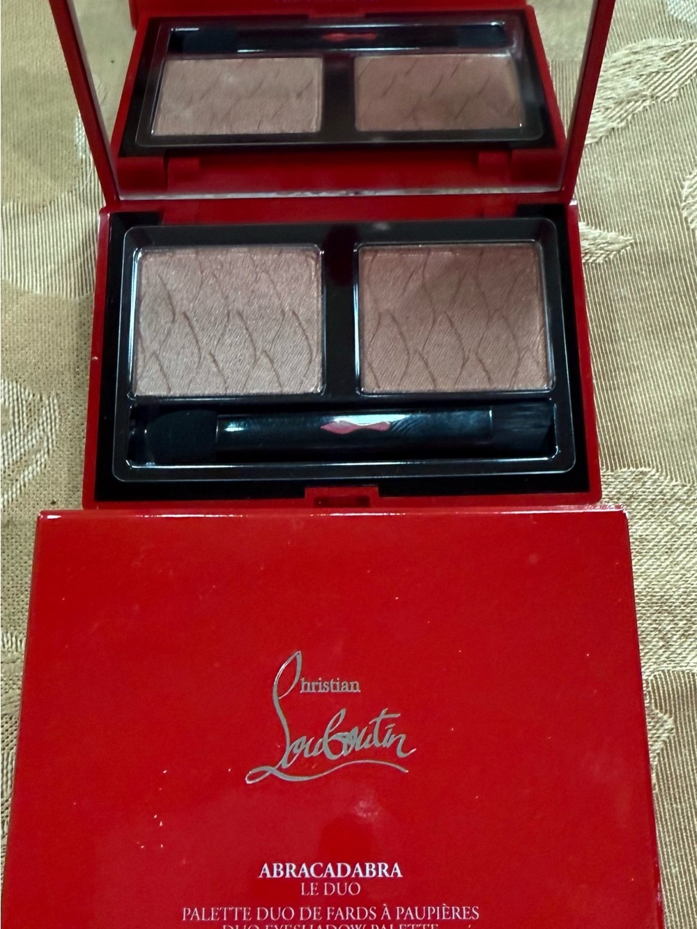 Christian Louboutin Eyeshadow Duo - Taupe & Warm Brown